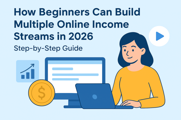How Beginners Can Build Multiple Online Income Streams in 2026