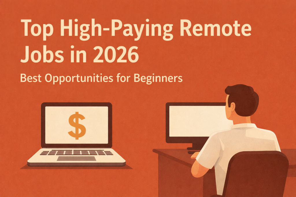 Top High-Paying Remote Jobs in 2026 for Beginners