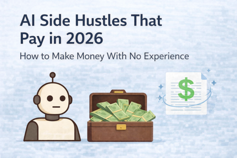 AI Side Hustles That Pay in 2026: How to Make Money With No Experience
