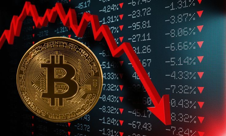 Bitcoin price drops