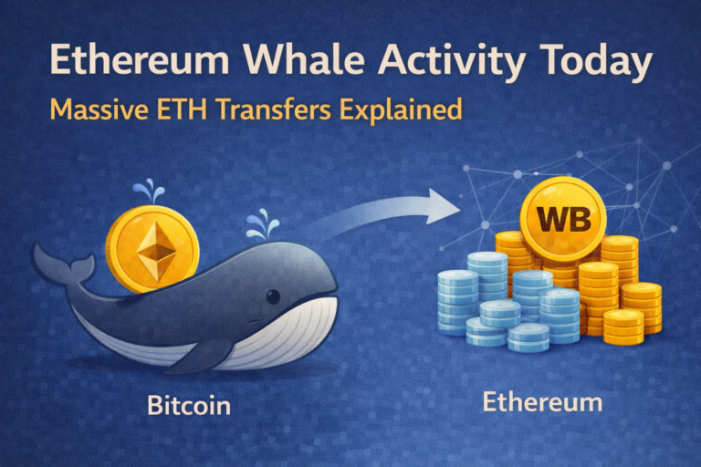Ethereum Whale Activity Today: Massive ETH Transfers and What They Mean for Investors